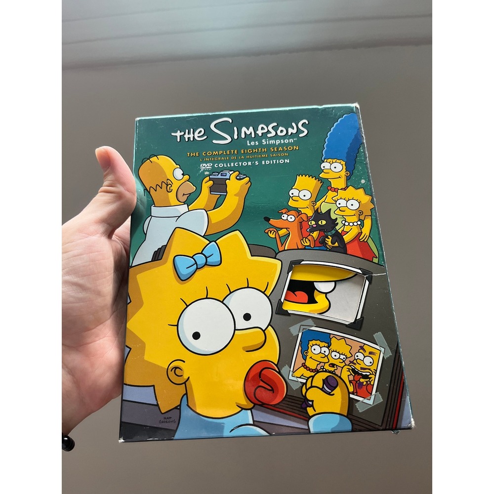 The Simpsons The Complete Eighth Season 8 DVD Collectors Edition Maggie Box Set